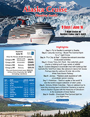 Alaska Cruise - Roundtrip Seattle