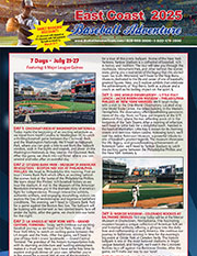 East Coast Baseball Adventure