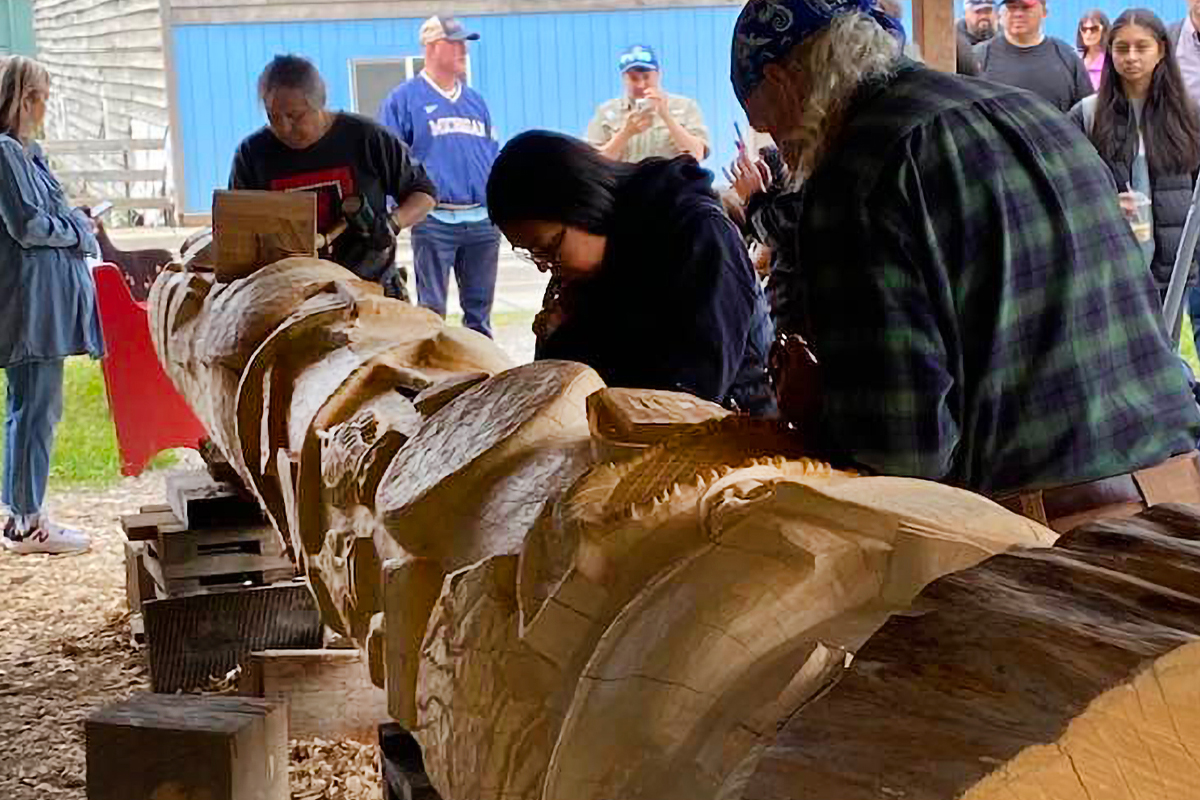 Totem Pole Carving