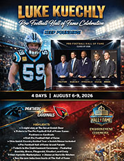 Luke Kuechly Hall of Fame Celebration - Keep Pounding!!